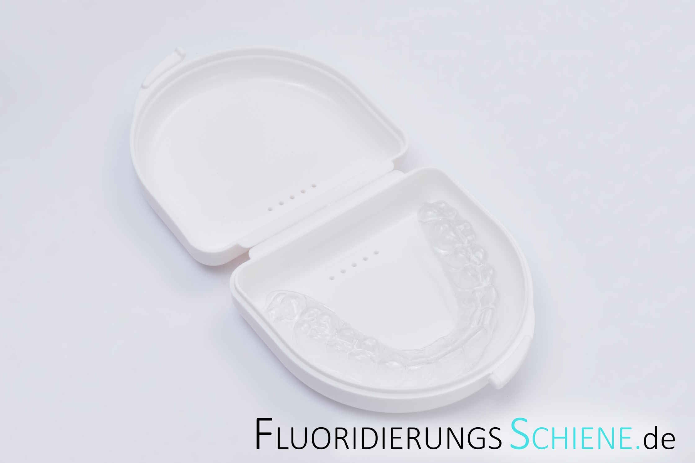 Individuelle Fluoridierungsschiene für Oberkiefer only